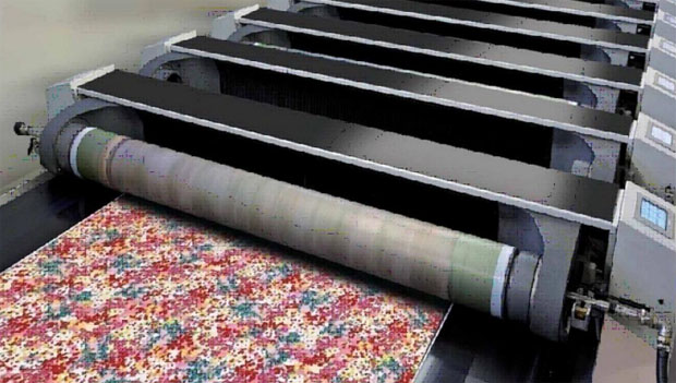 活性染料圓網印花出現色花怎么解決?