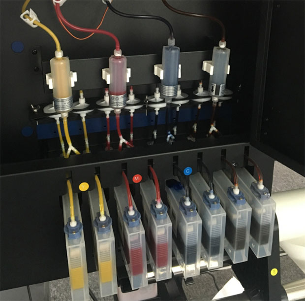 數碼印花墨囊/墨盒/供墨管漏氣維修